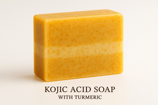 kojic acid soap bar with turmeric